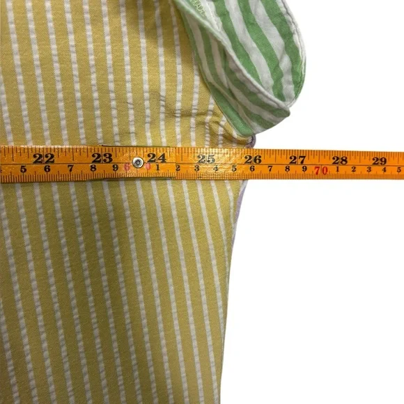 NEW Umgee Color Block Button Up Mini Shirt Dress Size XL Stripped Multicolor - Picture 10 of 12